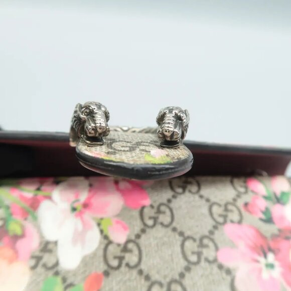 100% Authentic GUCCI Dionysus Long Chain Wallet Brown Canvas Shoulder Bag - Picture 8 of 12